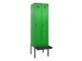 locker met bank,voor scheiding van kleding,HxBxD 2120x600x815mm,2vak