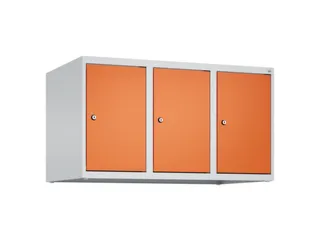 opzetkast,v. locker,3vak.,vak B 300mm,HxBxD 500x900x500mm,vleugeldeur - 1