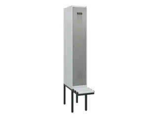 locker met bank,HxBxD 1950x300x815mm,1vak,vak B 300mm,cilinderslot - 2