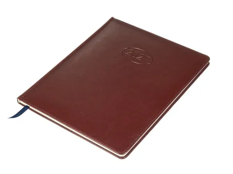 Agenda hebdomadaire Multo Hannibal 210x260mm 7 jours/2 pages bordeaux