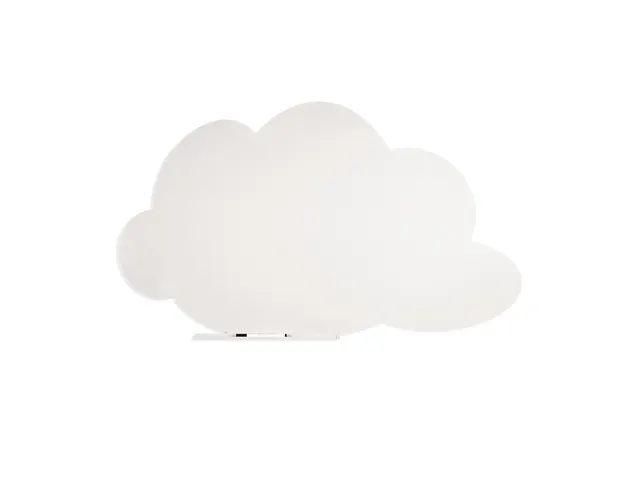 Whiteboard Rocada Skinshape Cloud 100x150cm wit gelakt