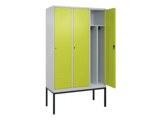 locker voor scheiding van kleding,HxBxD 2120x1200x500mm,3vak - 2