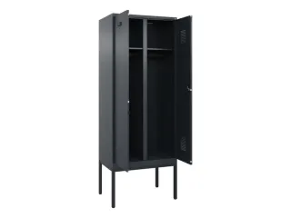 locker voor scheiding van kleding,HxBxD 2120x800x500mm,2vak - 1