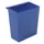Inzetbak voor vierkante tapse papierbak blauw