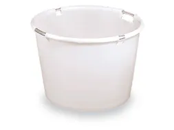 Conische Bak Pe Aluminium-Buisframe 400x650/500mm 80l Wit Rond