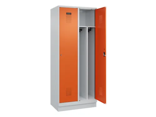 locker voor scheiding van kleding,HxBxD 1950x800x500mm,2vak