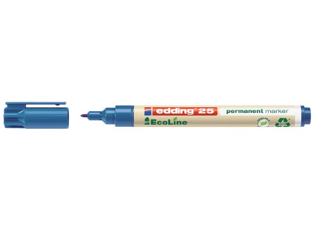 Viltstift edding 25 Ecoline rond 1mm blauw | ViltstiftenShop.nl