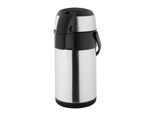 Thermoskan Olympia met pomp 2.5 liter rvs
