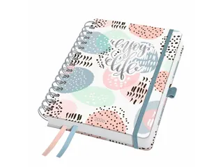 Spiraal-agenda Inspire A5 2026 (NL/FR/EN/DU) Rose Inspiration Hardcove - 1