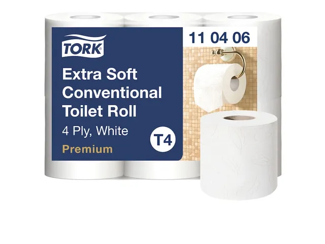 Toiletpapier Tork T4 Premium 4-laags 150 vel wit 110406 Pallet