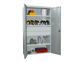 Materiaalkast Staal 1950x1040x630mm Zonder Scheidingswand 3legborden - 1