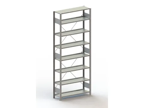 dossierstelling,grondveld,HxBxD 2500x1056x336mm,vaklast 80kg