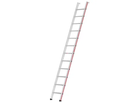 inhangstellingladder,balk L 3,73m,v. H tot 3,46m,14,verstevigde treden