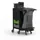 reinigingswagen,HxBxD 1040x670x905mm,frame PP,4wielen