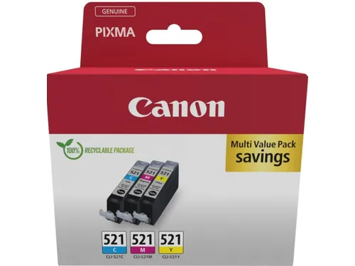 2934B016 Canon CLI-521 C/M/Y multipack
