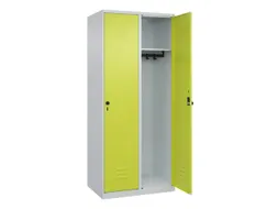locker,HxBxD 1850x800x500mm,2vak,vak B 400mm,draaigrendel