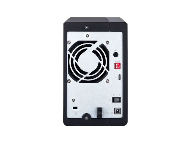 2x 3.5 inch SATA, 1x USB 3.2 Gen 2 Type-C, 36 W, 100-240V, 168.5 x 102