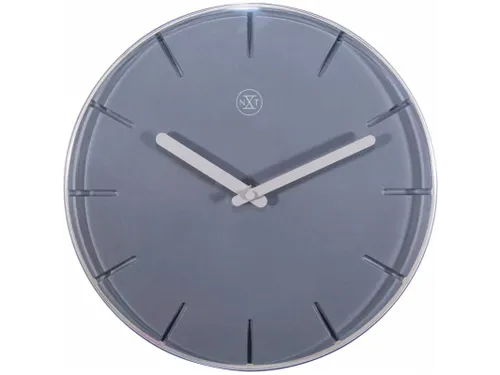 Wandklok nXt Sweet Ø 20cm grijs streepaanduiding