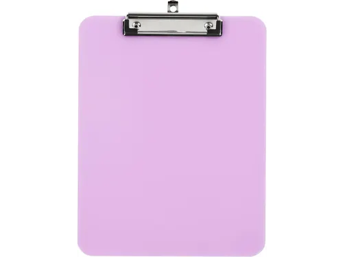 Klemplaat Pastel A4 Polystyreen assorti Paars of groen