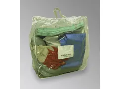 Spill Kit Microvezel sorbents Zak 17-dlg. Zuigcapaciteit 35l.500x500x2