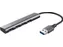 Hub Trust Halyx 4-port USB-A zilver