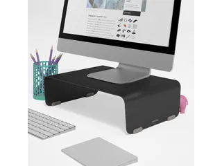 Dataflex Monitorverhoger Addit Bento Zwart - 3