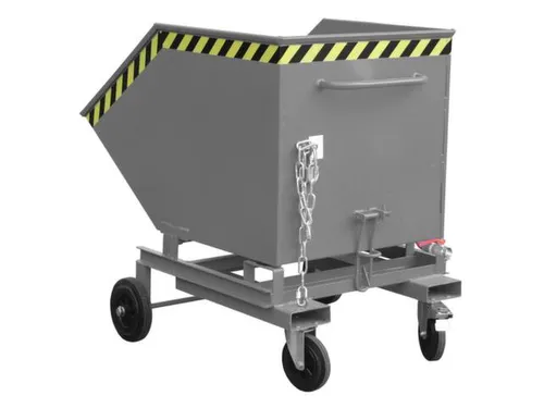 Kiepwagen voor spaanders,HxLxB 1220x1395x1070mm,0,6m³,draagverm. 300k