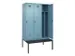 locker met bank,voor scheiding van kleding,HxBxD 2120x1200x815mm,3vak