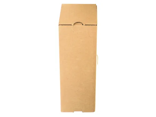 Verzenddoos fles IEZZY karton bruin 90x90x360mm