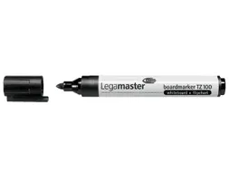 Viltstift Legamaster TZ100 Whiteboard Rond Zwart 1.5-3mm