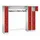 personeelsgarderobe draaigr. 1950x2250x500mm 3x5 vakken 300mm RAL3000