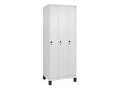 locker,HxBxD 1950x750x500mm,3vak,vak B 250mm,draaigrendel,voeten