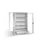 werkplaatskast HxBxD 1950x1200x600mm 4xStalen bodem 3laden slot