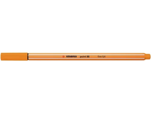 Fineliner STABILO point 88/54 oranje 0.4mm