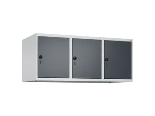opzetkast,v. locker,3vak.,vak B 400mm,HxBxD 500x1200x500mm - 2