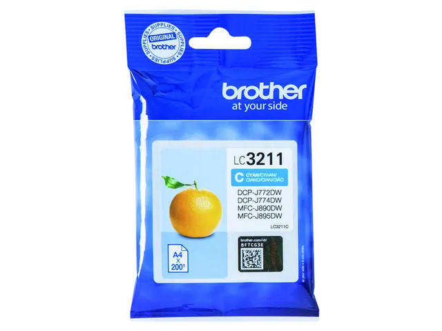 Inktcartridge Brother LC-3211 blauw