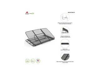 Meshstand Laptopstandaard metaal 17 inch 5 standen zwart - 2