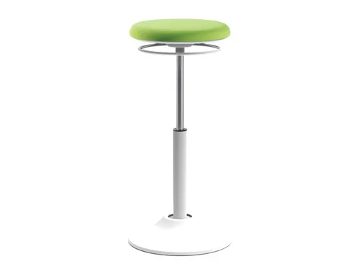Mango Zit-Sta Kruk Wit/Groen Ergonomisch & Verstelbaar