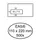Envelop Hermes Ea5/6 110x220mm Venster links 40x110 Zelfklevend