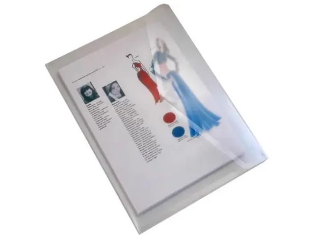 Documentenmap HFP Dwars Landschap 250x180mm A5 Wit 10 Stuks