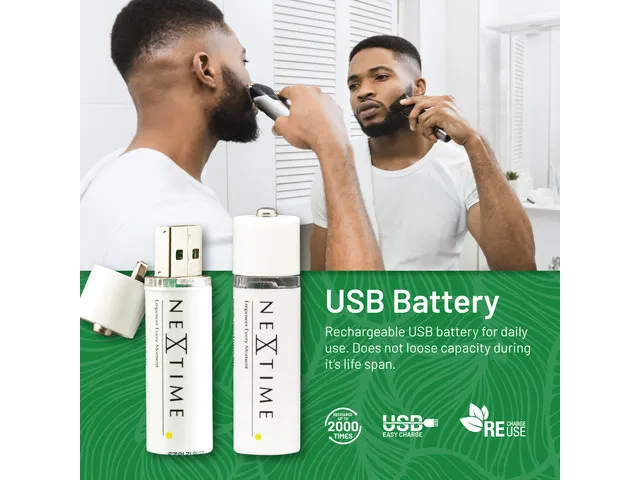 oplaadbare AA USB-Batterij blister a 4 stuks