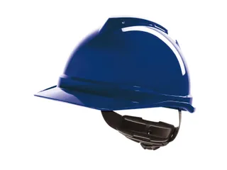 MSA V-Gard 500 ongeventileerde veiligheidshelm met Fas-Trac III binnen - 1