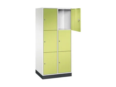 grootvolume-lockersysteem,HxBxD 1950x820x600mm,2x3vakken,cil.-slot