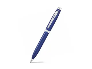 Balpen SHEAFFER 100 E9339 Glossy blue lacquer chrome plated - 2