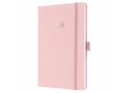 Weekagenda Feel A5 2026 (NL/FR/EN/DU) Soft Rose Hardcover