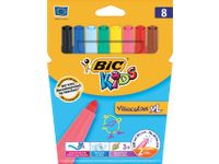 Kleurstiften BicKids Visacolor XL assorti blister à 8 stuks