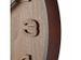 Wandklok NeXtime dia. 35cm hout bruin 'Wood Wood Medium' cijfers - 4