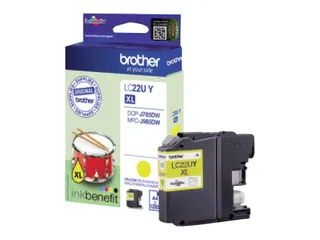 Inktcartridge Brother LC-22UY geel - 1