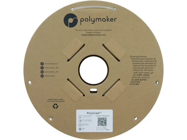 3d Filament 1.75mm PVB PolyCast Natural 3KG