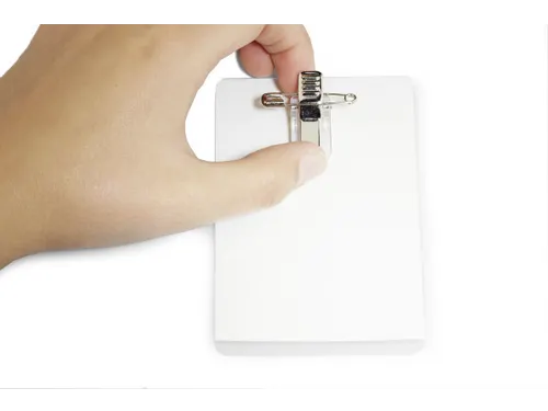 Lamineerbadge 54x90mm Met Combiklem